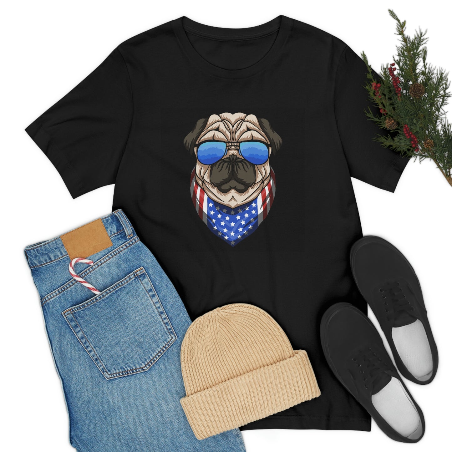 Pug life— Jersey Short Sleeve Tee