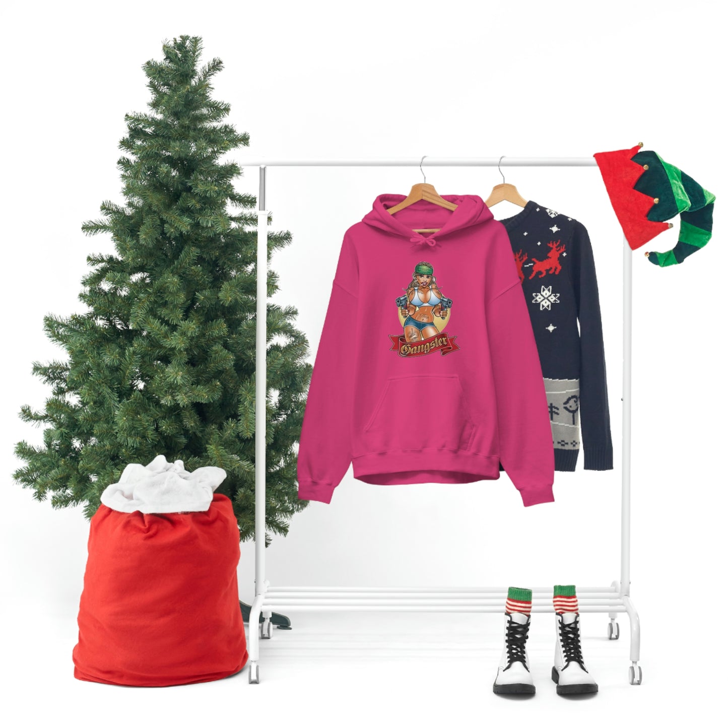 Girl gangster-Heavy Blend™ Hooded Sweatshirt