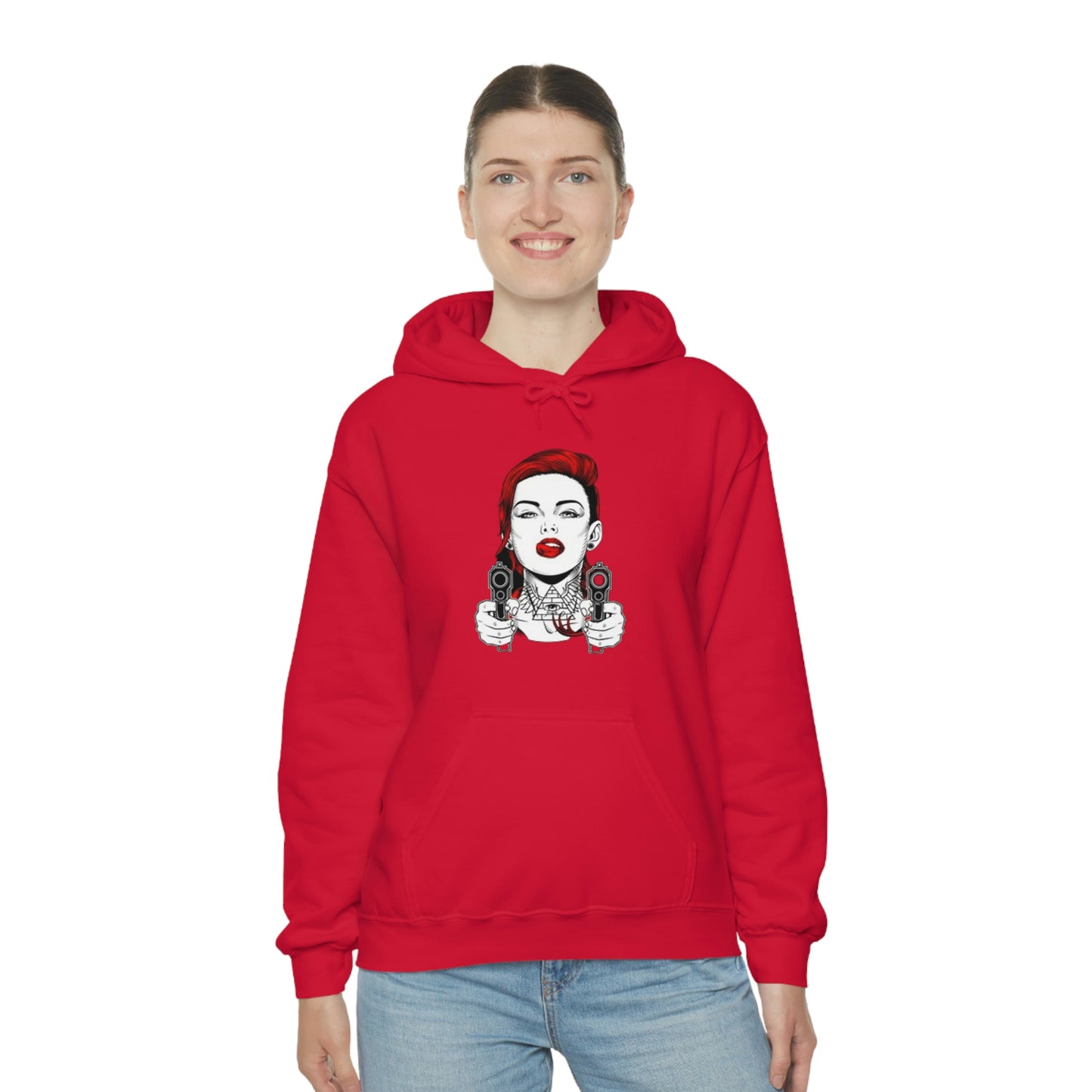 Girl gangster-Heavy Blend™ Hooded Sweatshirt
