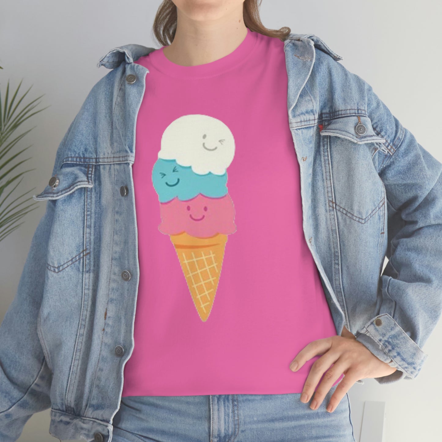 Ice cream- Unisex Heavy Cotton Tee
