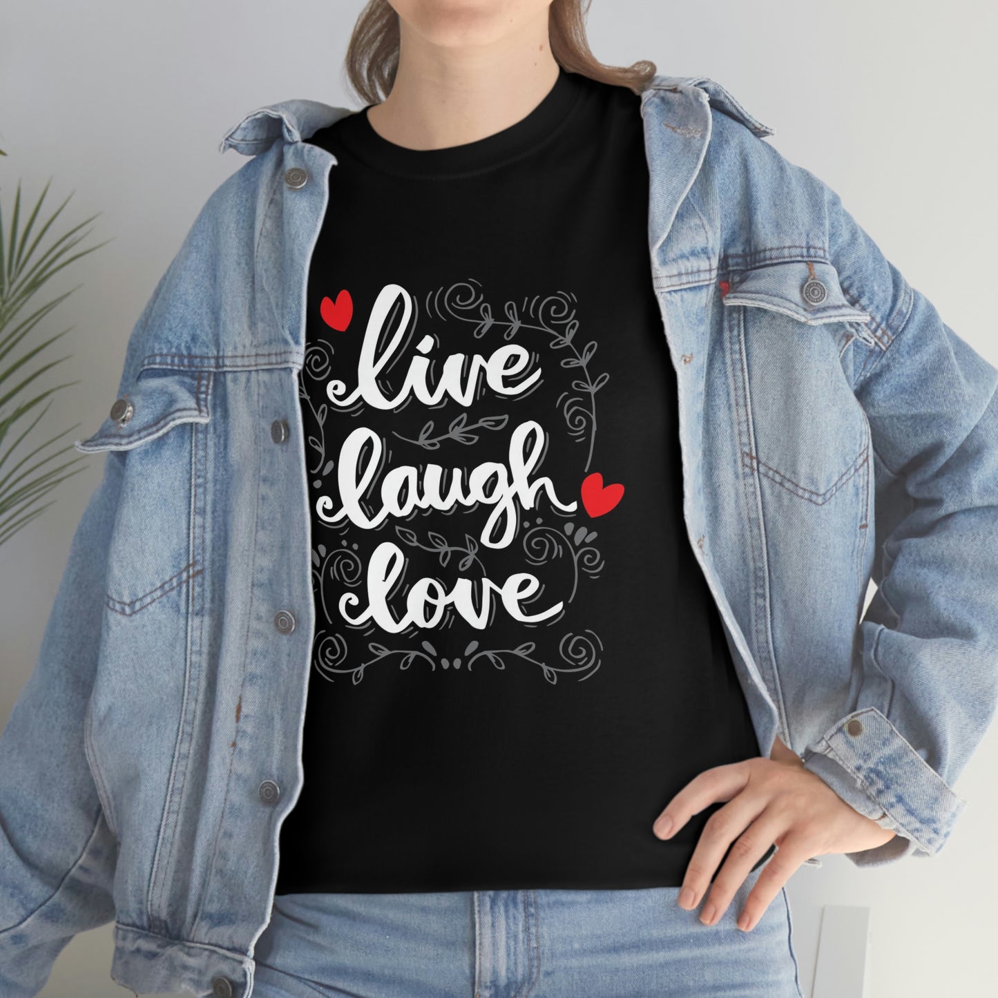 Live laugh love - Heavy Cotton Tee