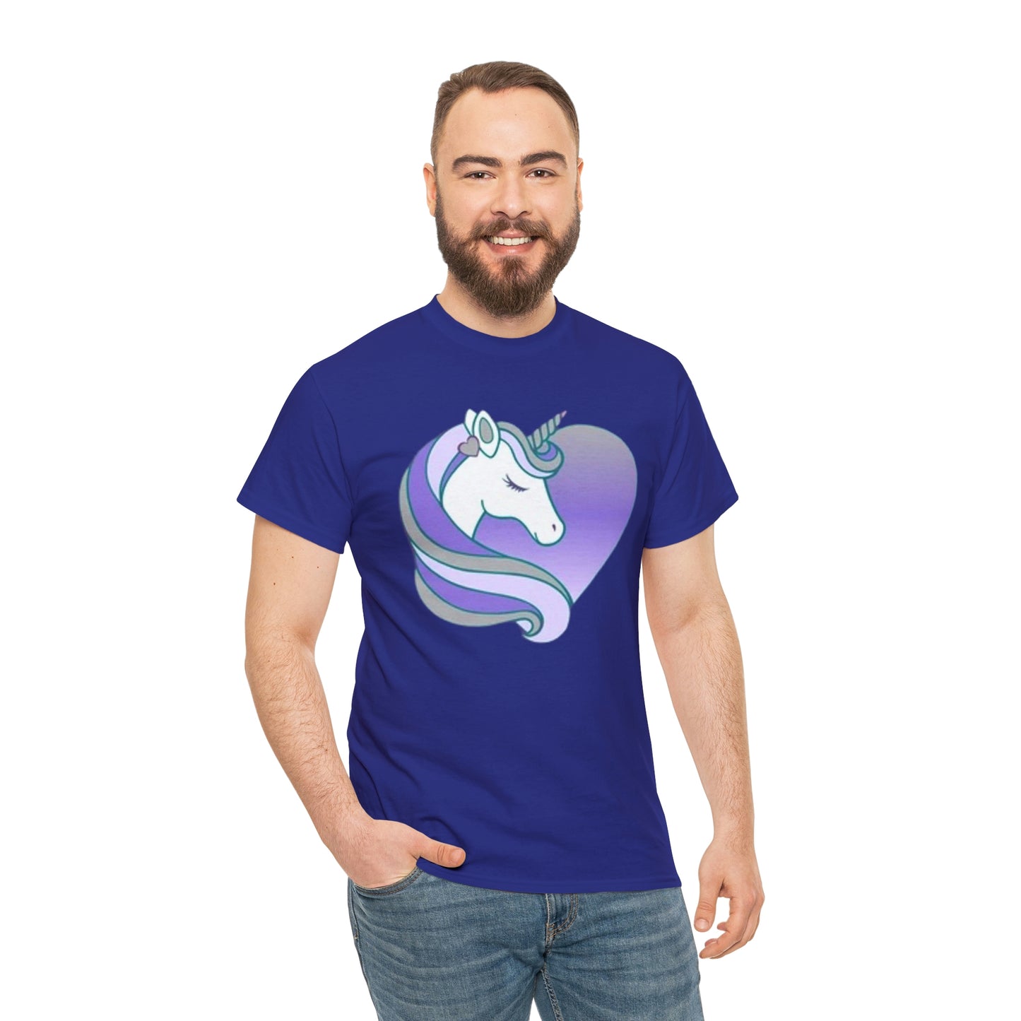 I am unicorn- Heavy Cotton Tee