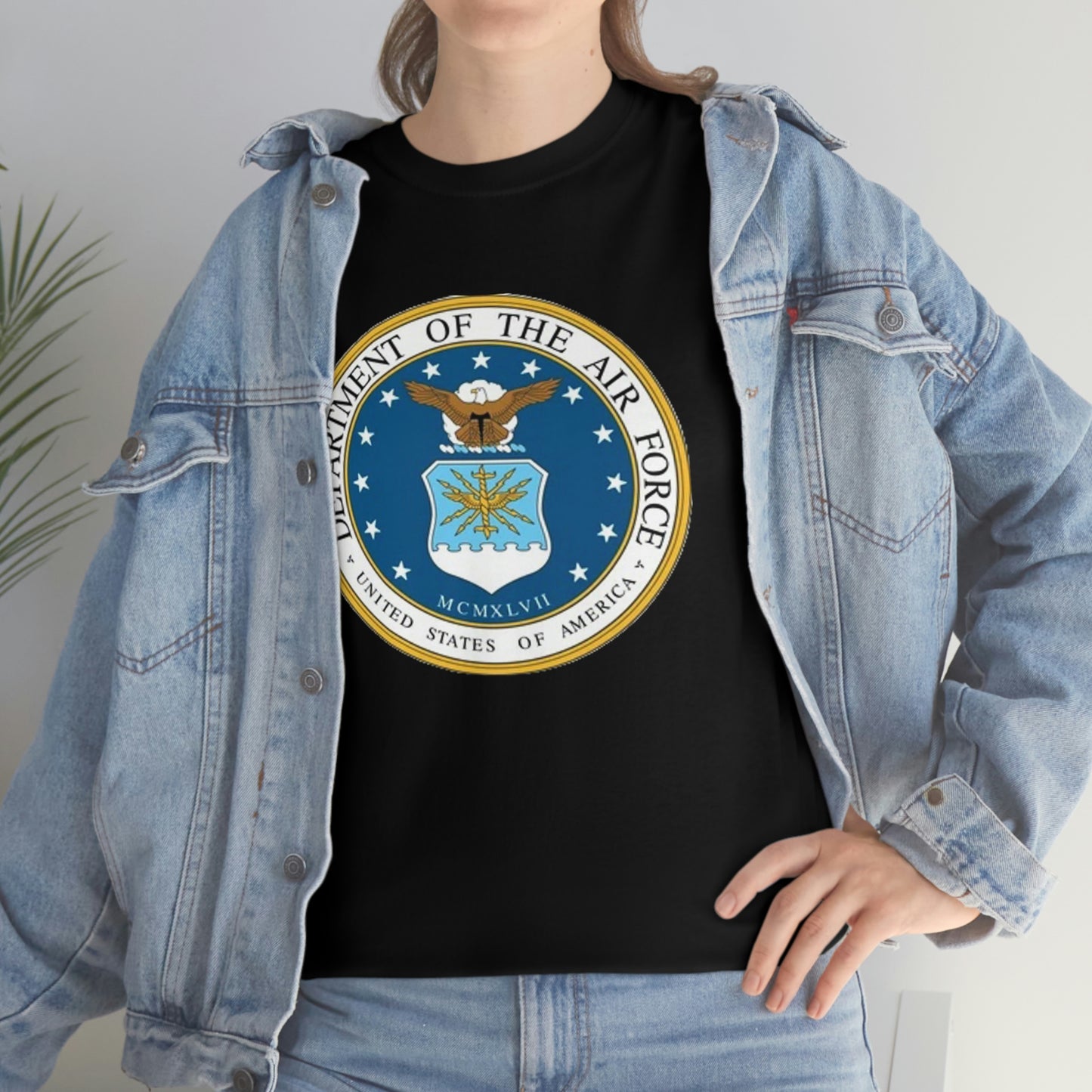 Air Force- Heavy Cotton Tee