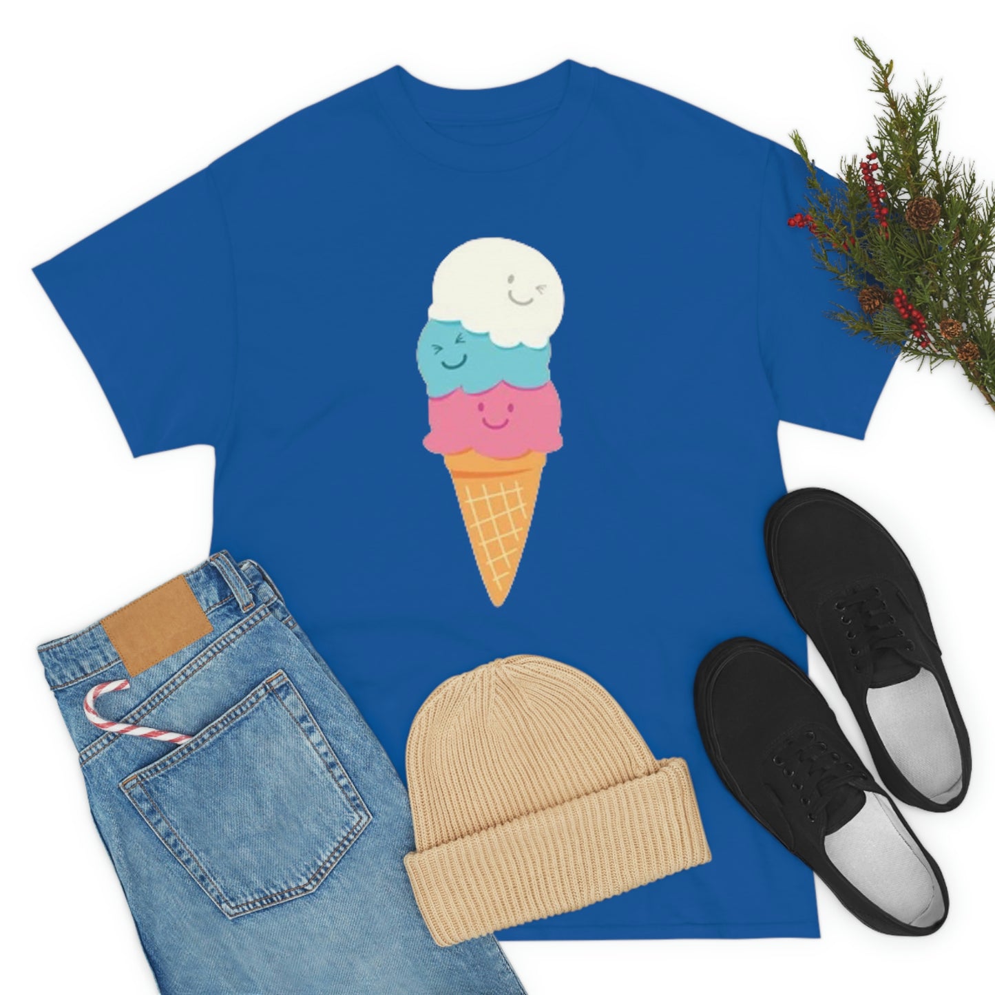Ice cream- Unisex Heavy Cotton Tee