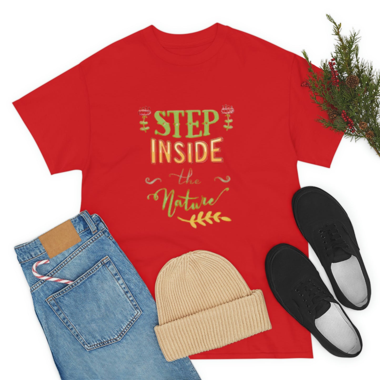 Step inside to nature- Heavy Cotton Tee