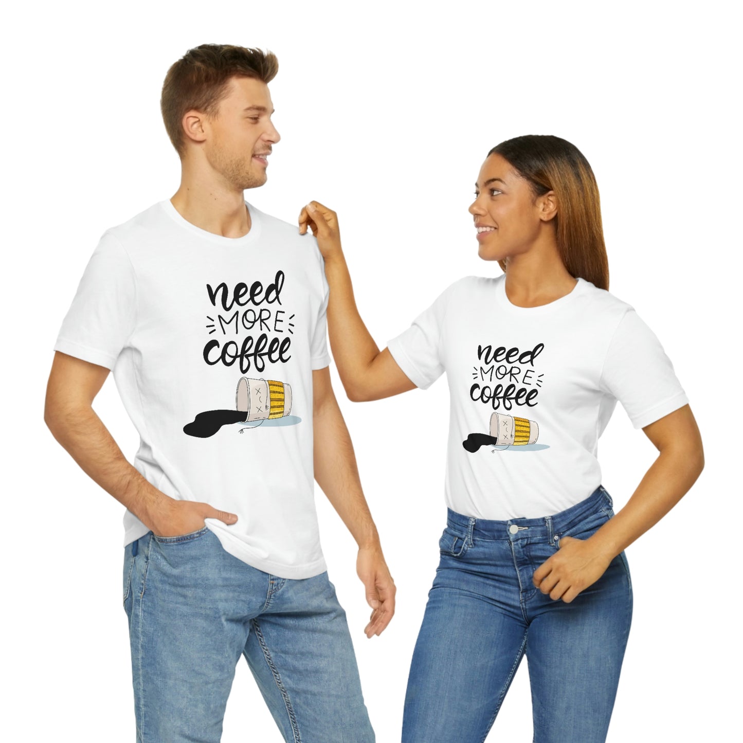 Need more coffee-Unisex Jersey Short Sleeve Tee