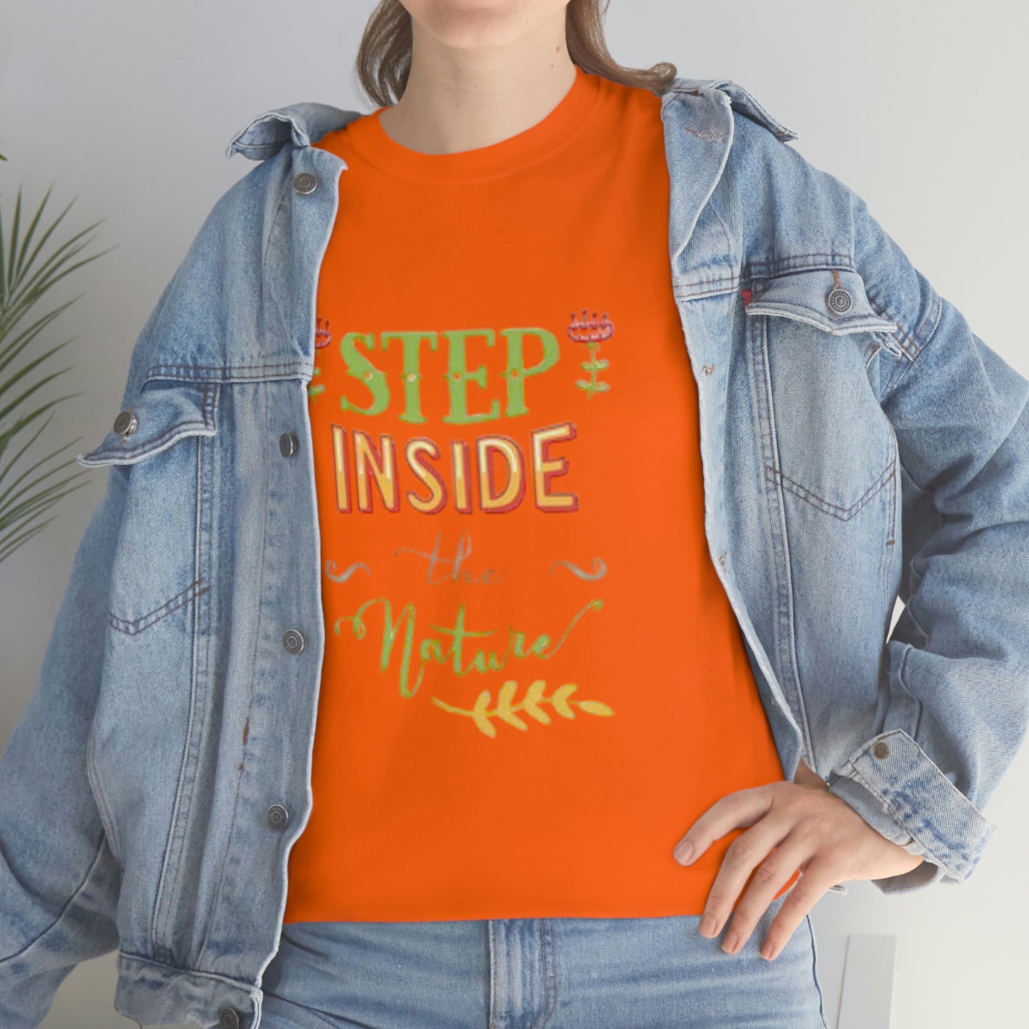 Step inside to nature- Heavy Cotton Tee