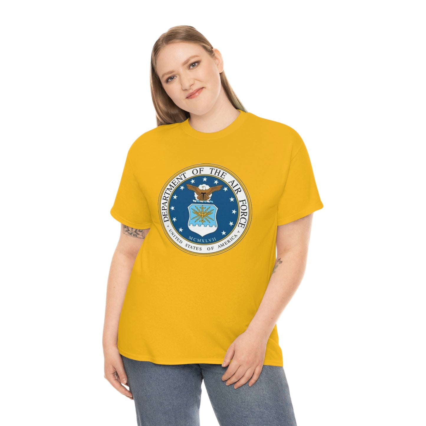 Air Force- Heavy Cotton Tee