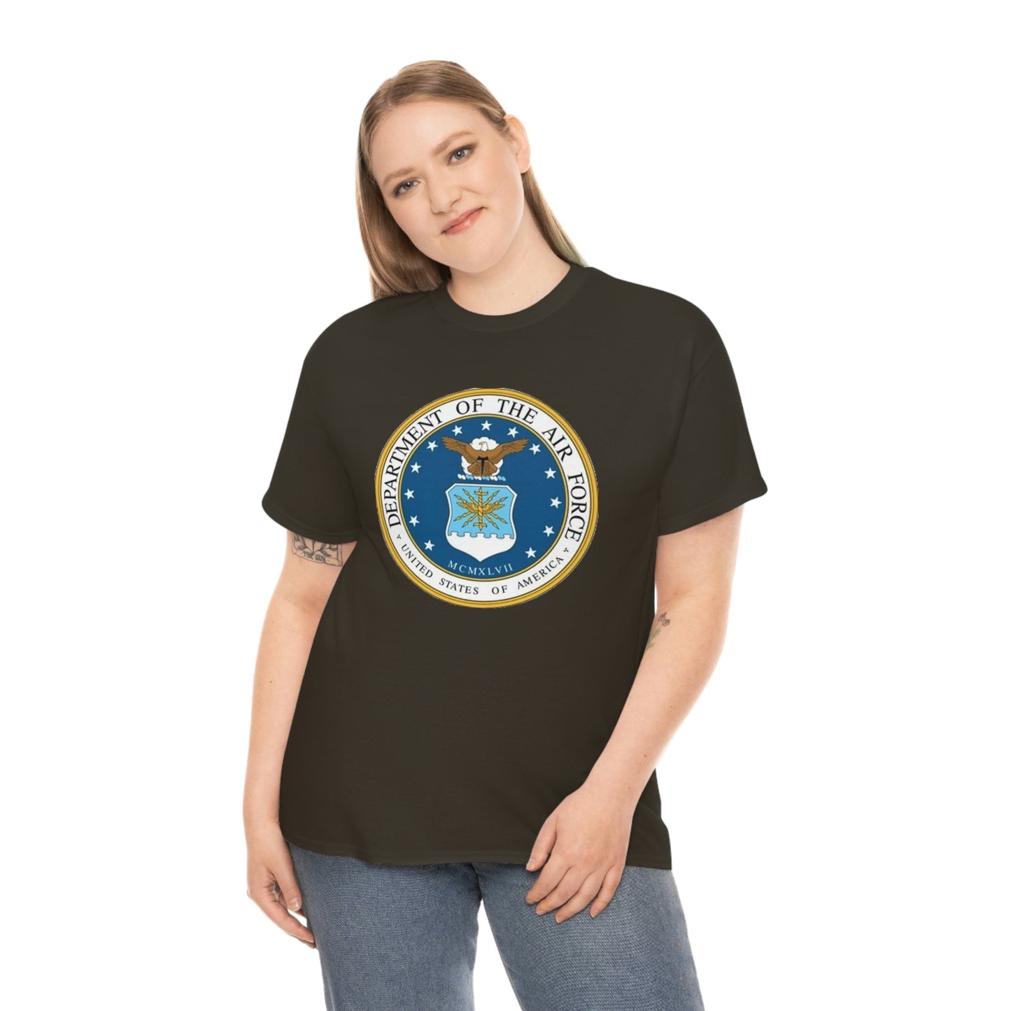 Air Force- Heavy Cotton Tee