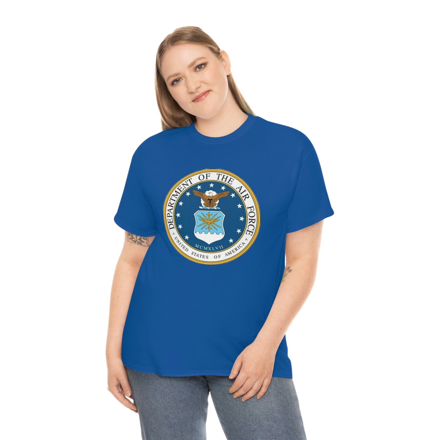 Air Force- Heavy Cotton Tee
