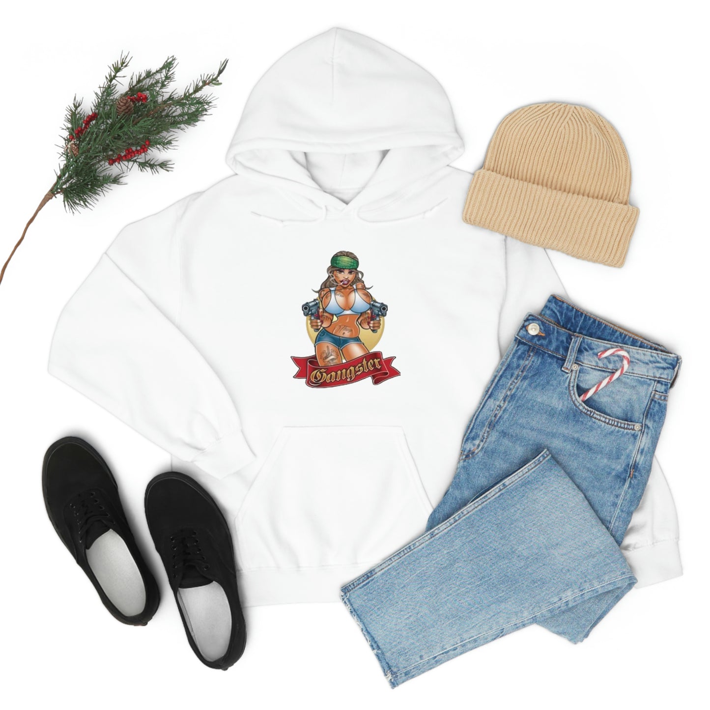 Girl gangster-Heavy Blend™ Hooded Sweatshirt