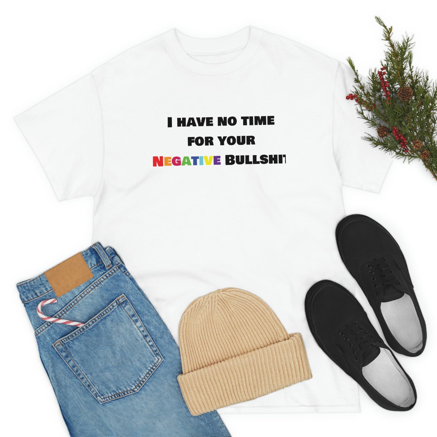 No time for your bullshit- Heavy Cotton Tee