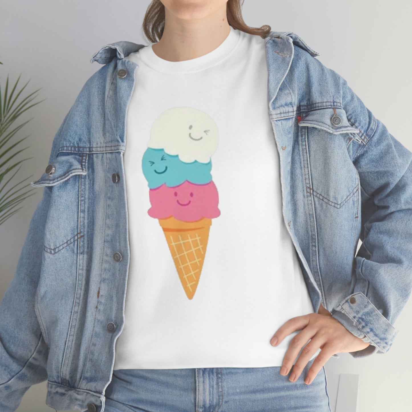 Ice cream- Unisex Heavy Cotton Tee
