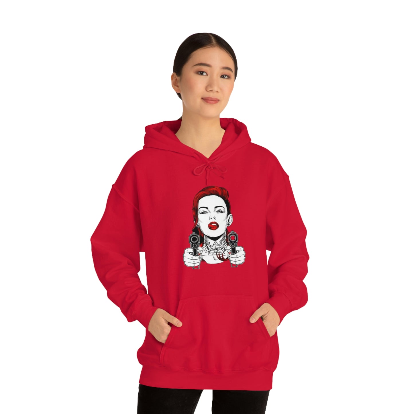 Girl gangster-Heavy Blend™ Hooded Sweatshirt