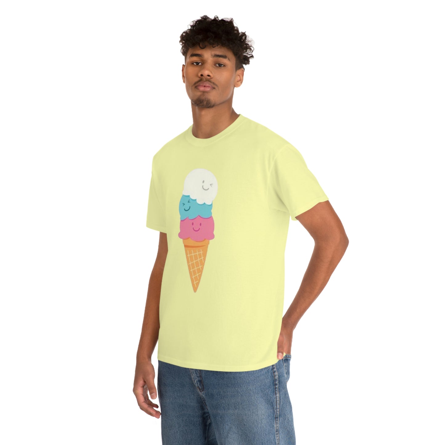 Ice cream- Unisex Heavy Cotton Tee