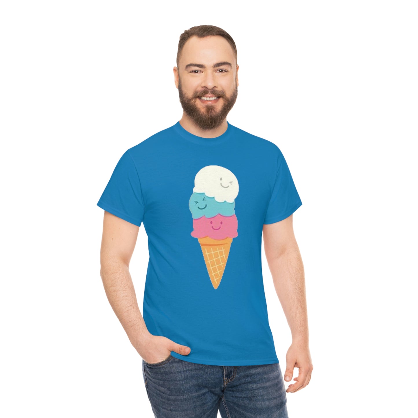 Ice cream- Unisex Heavy Cotton Tee