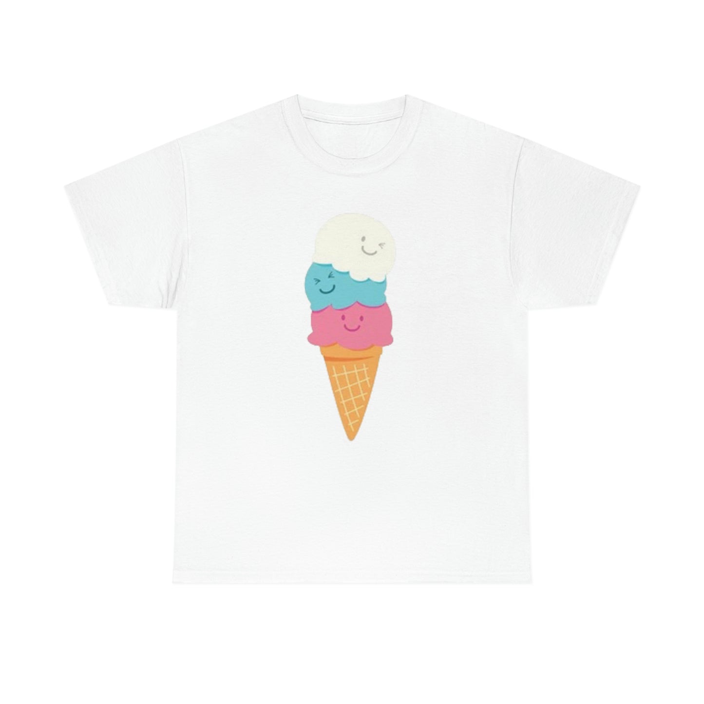 Ice cream- Unisex Heavy Cotton Tee