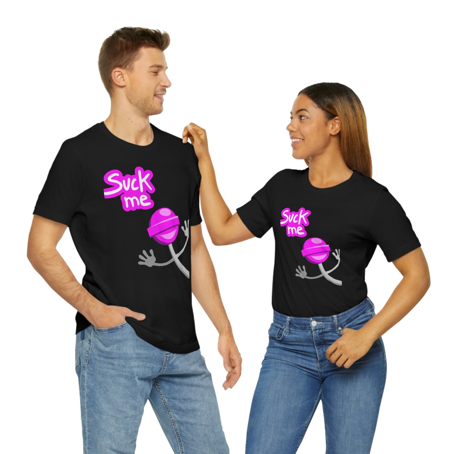 Suck me— Jersey Short Sleeve Tee