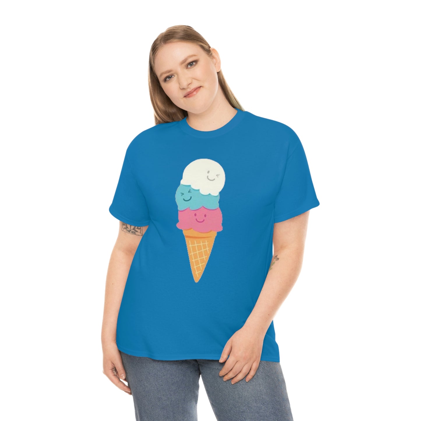 Ice cream- Unisex Heavy Cotton Tee