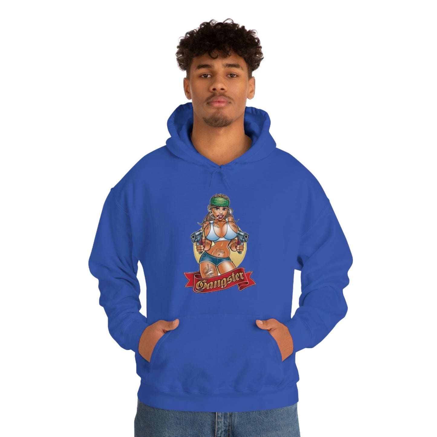 Girl gangster-Heavy Blend™ Hooded Sweatshirt