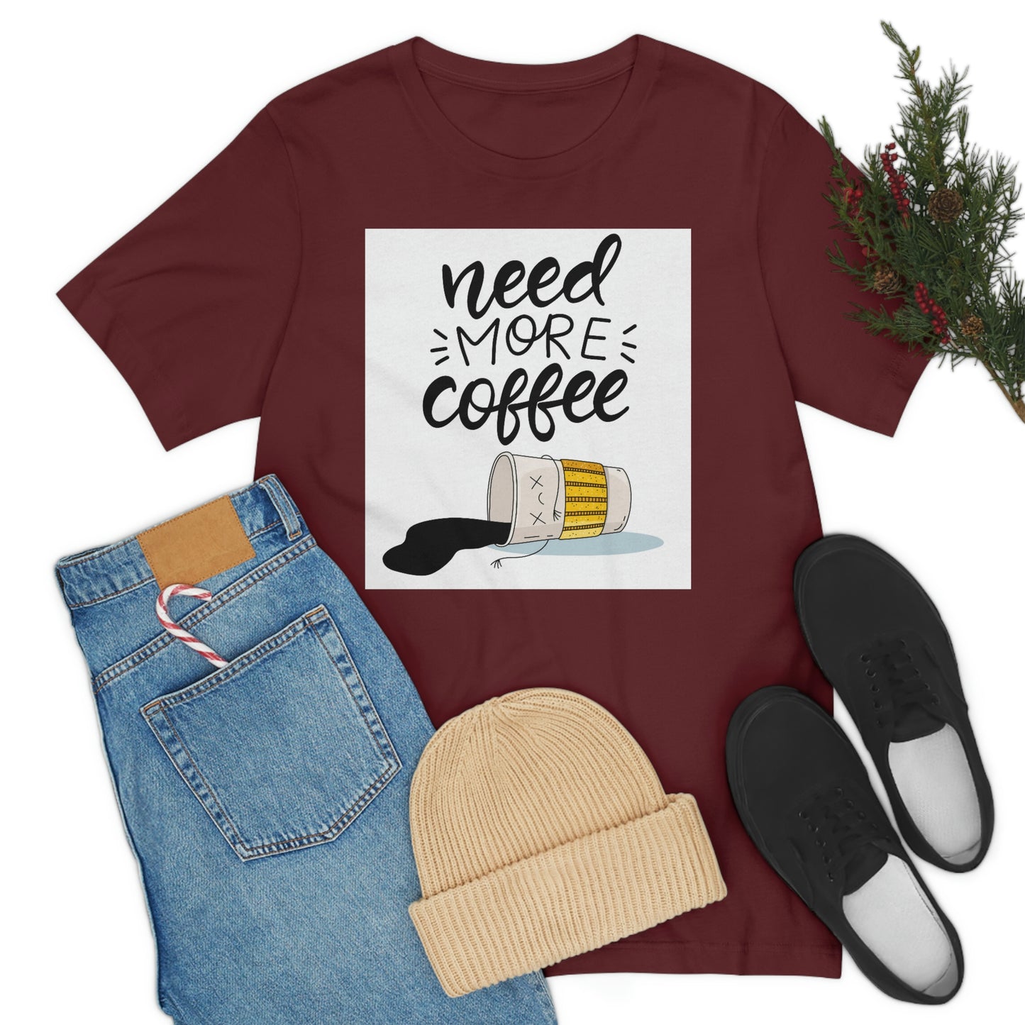 Need more coffee-Unisex Jersey Short Sleeve Tee