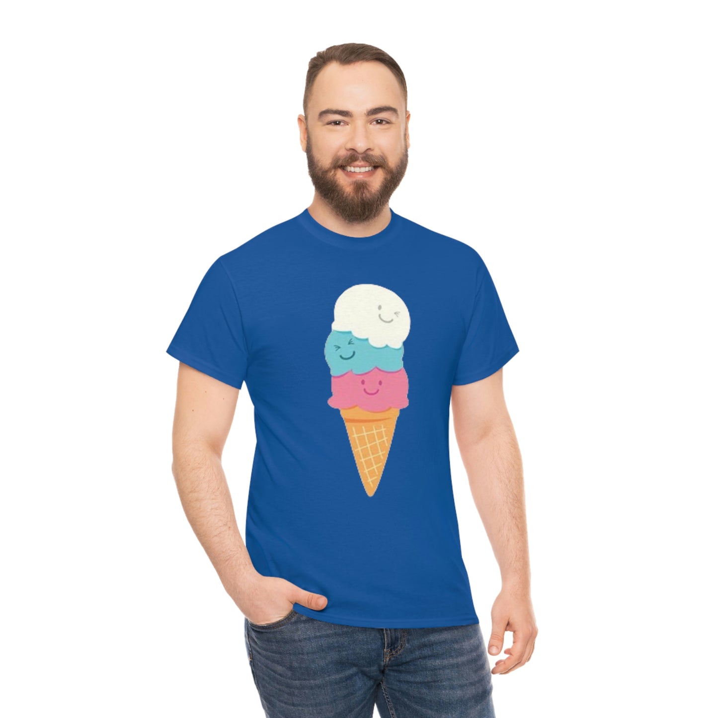 Ice cream- Unisex Heavy Cotton Tee