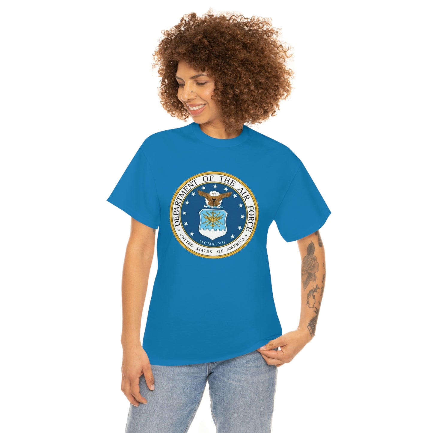 Air Force- Heavy Cotton Tee