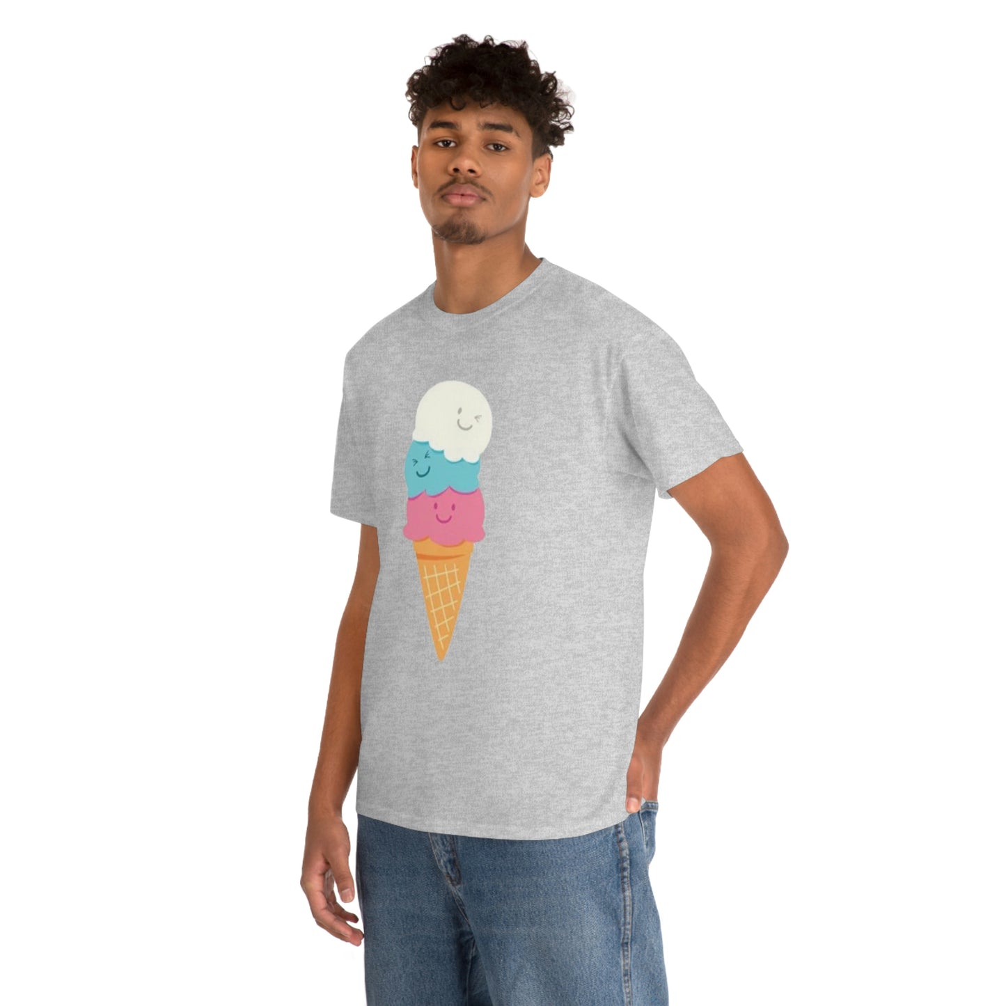 Ice cream- Unisex Heavy Cotton Tee
