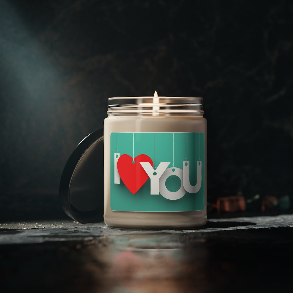 I love you- Scented Soy Candle, 9oz