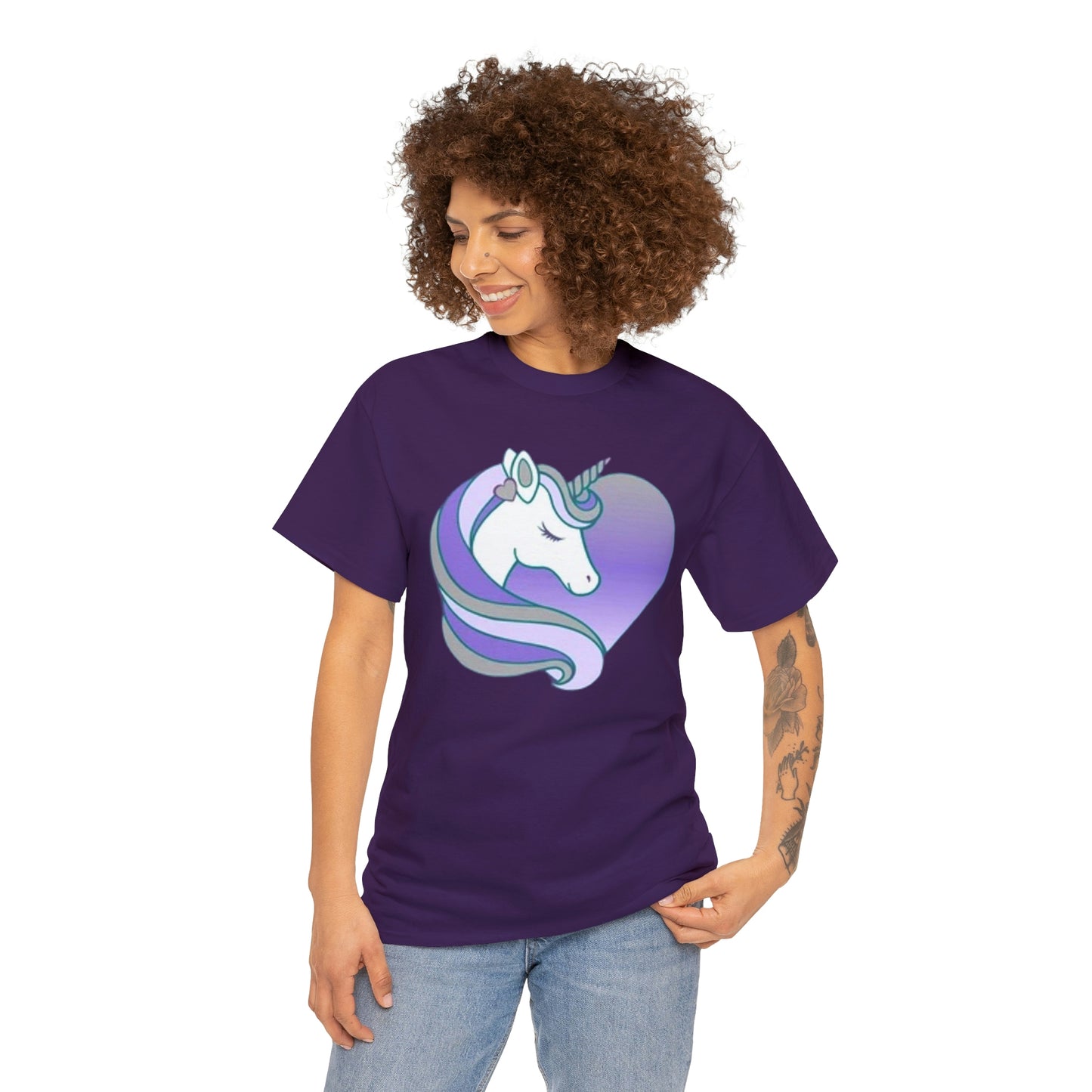 I am unicorn- Heavy Cotton Tee