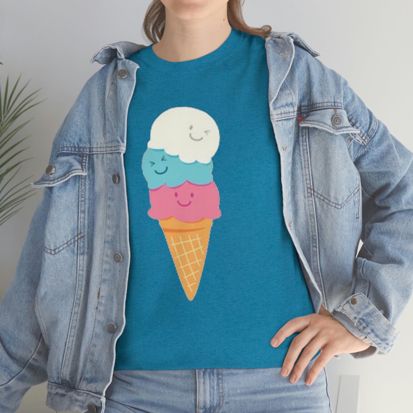 Ice cream- Unisex Heavy Cotton Tee