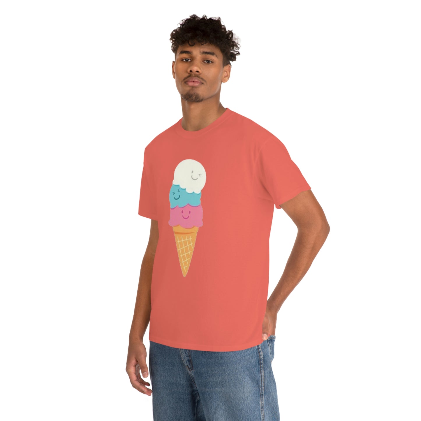 Ice cream- Unisex Heavy Cotton Tee