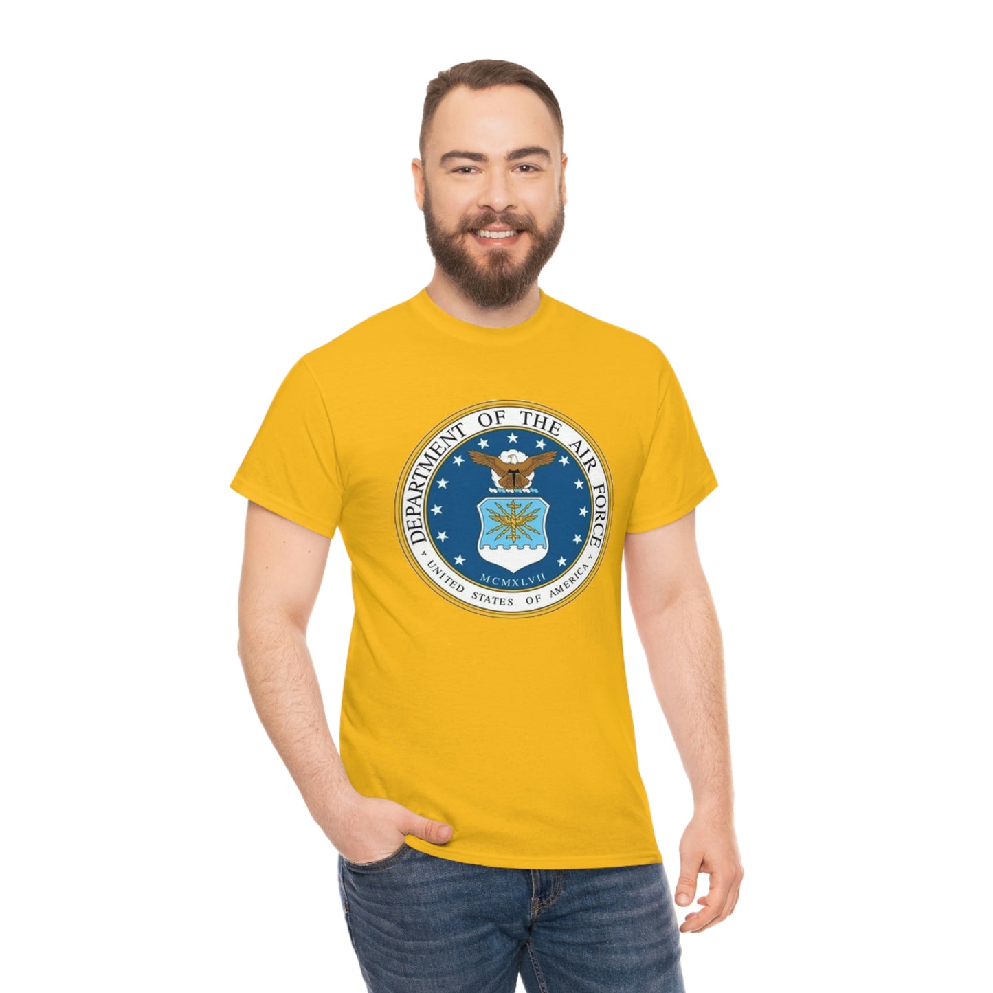 Air Force- Heavy Cotton Tee