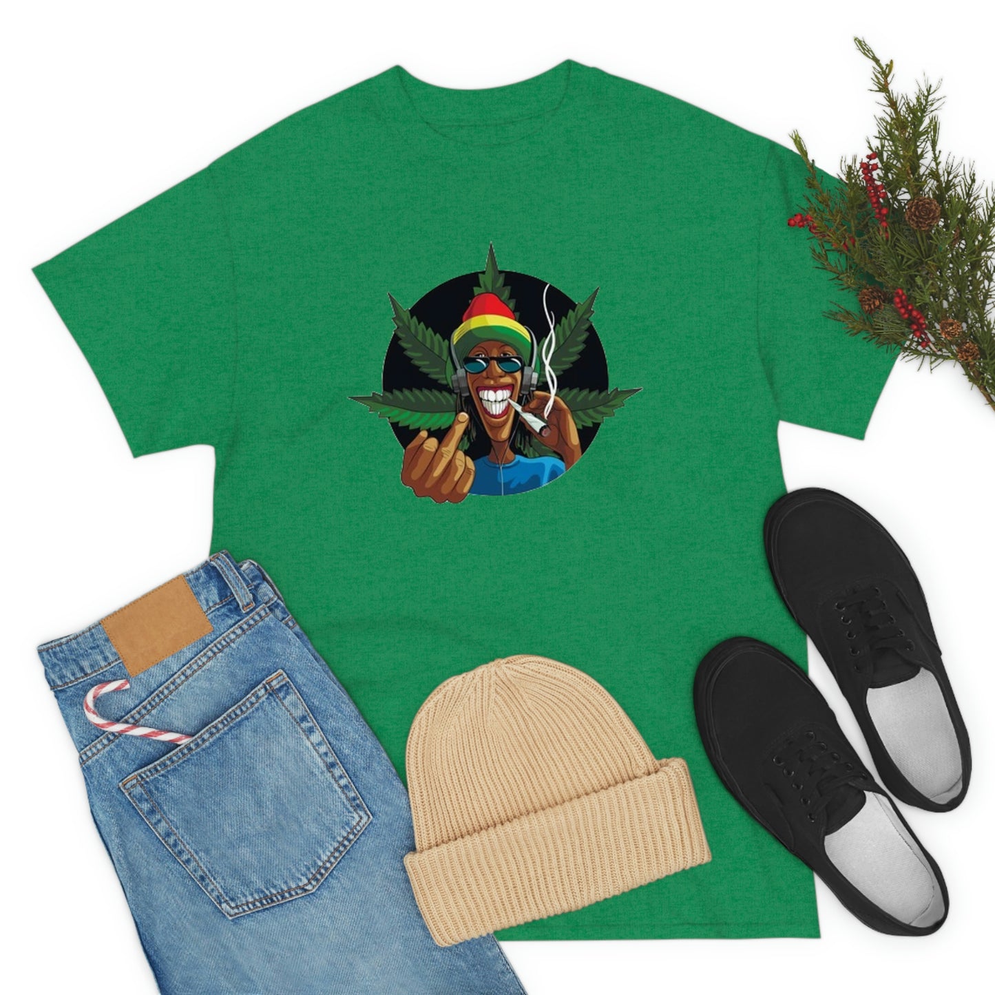 Weed—Heavy Cotton Tee