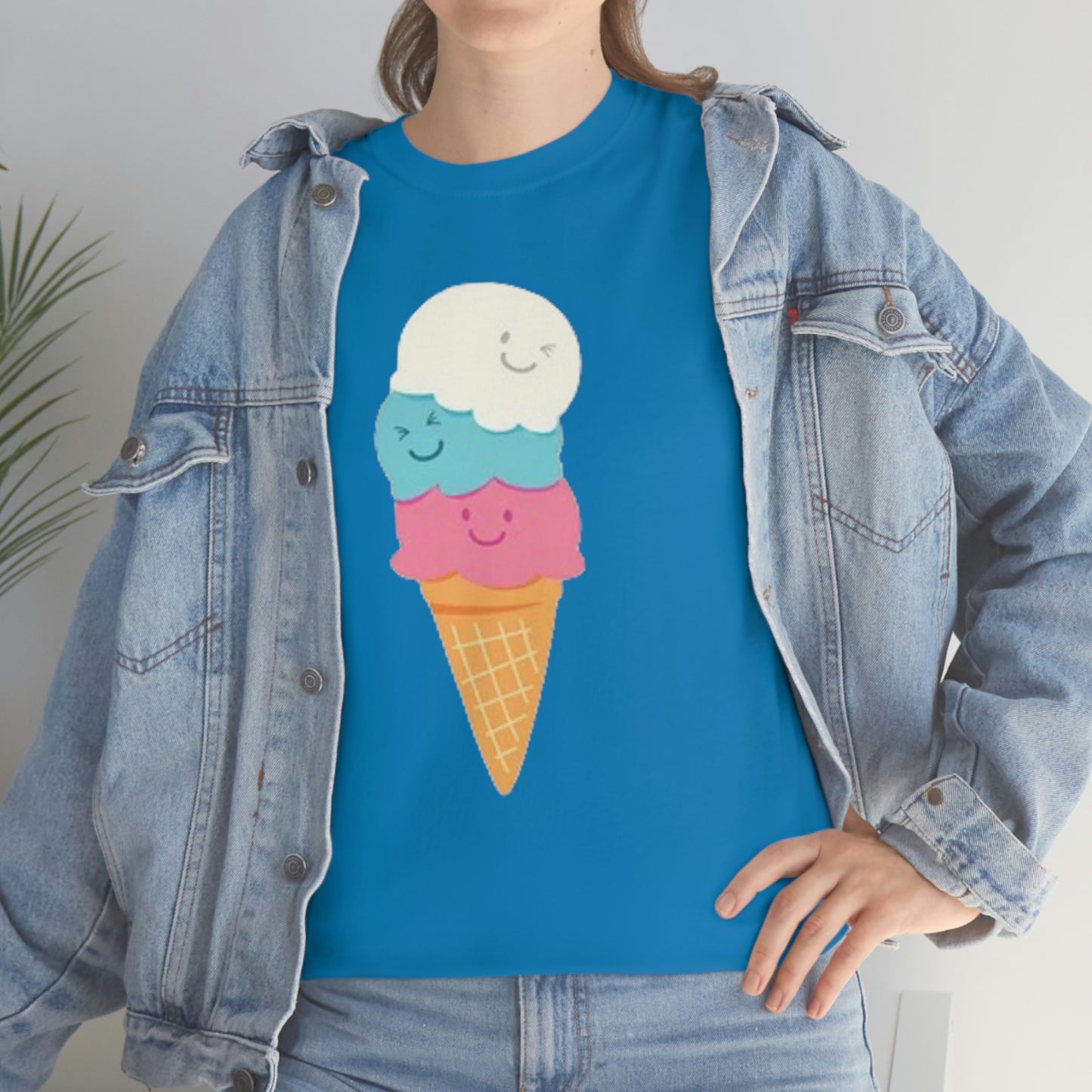Ice cream- Unisex Heavy Cotton Tee
