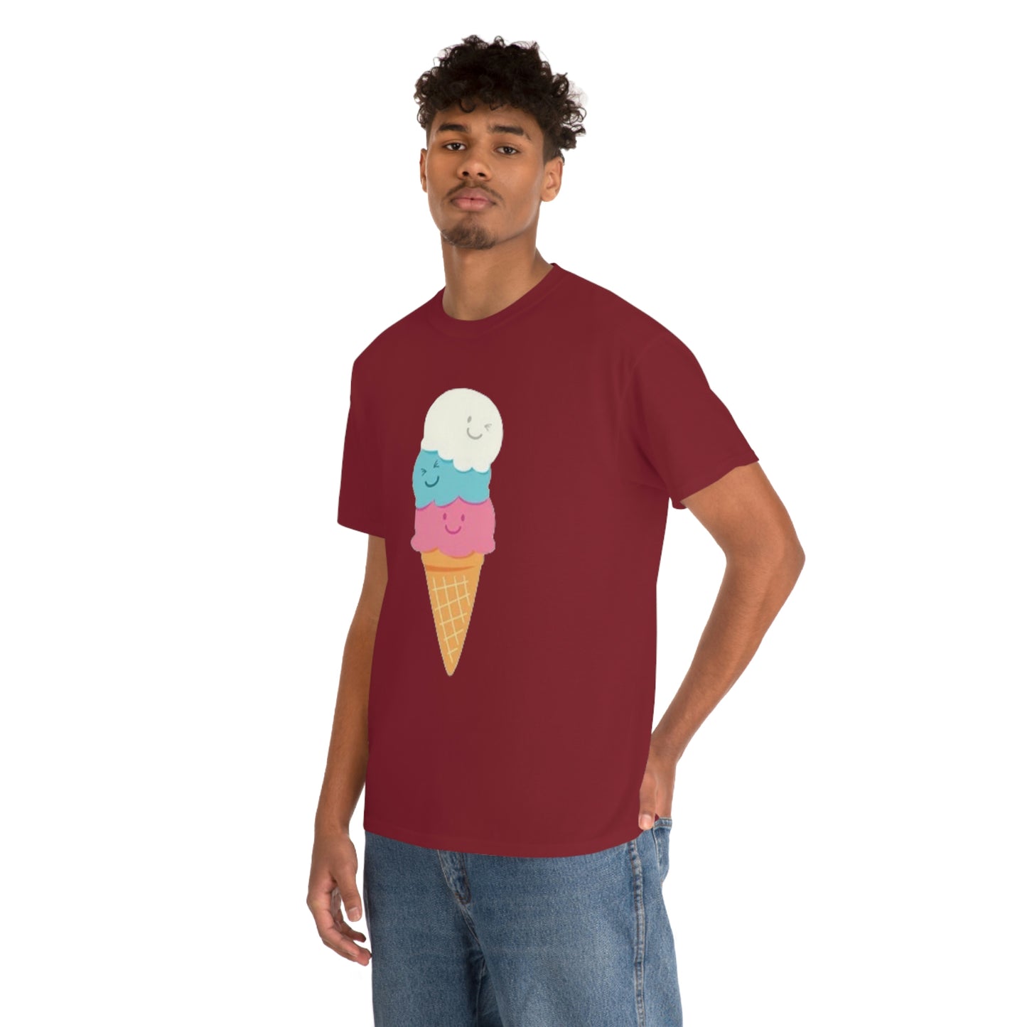 Ice cream- Unisex Heavy Cotton Tee