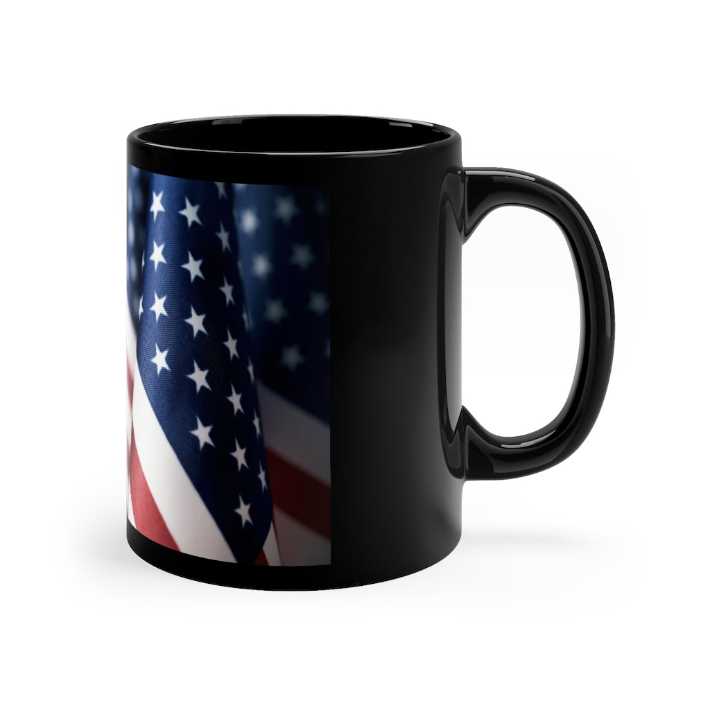 Veteran 11oz Black coffee Mug