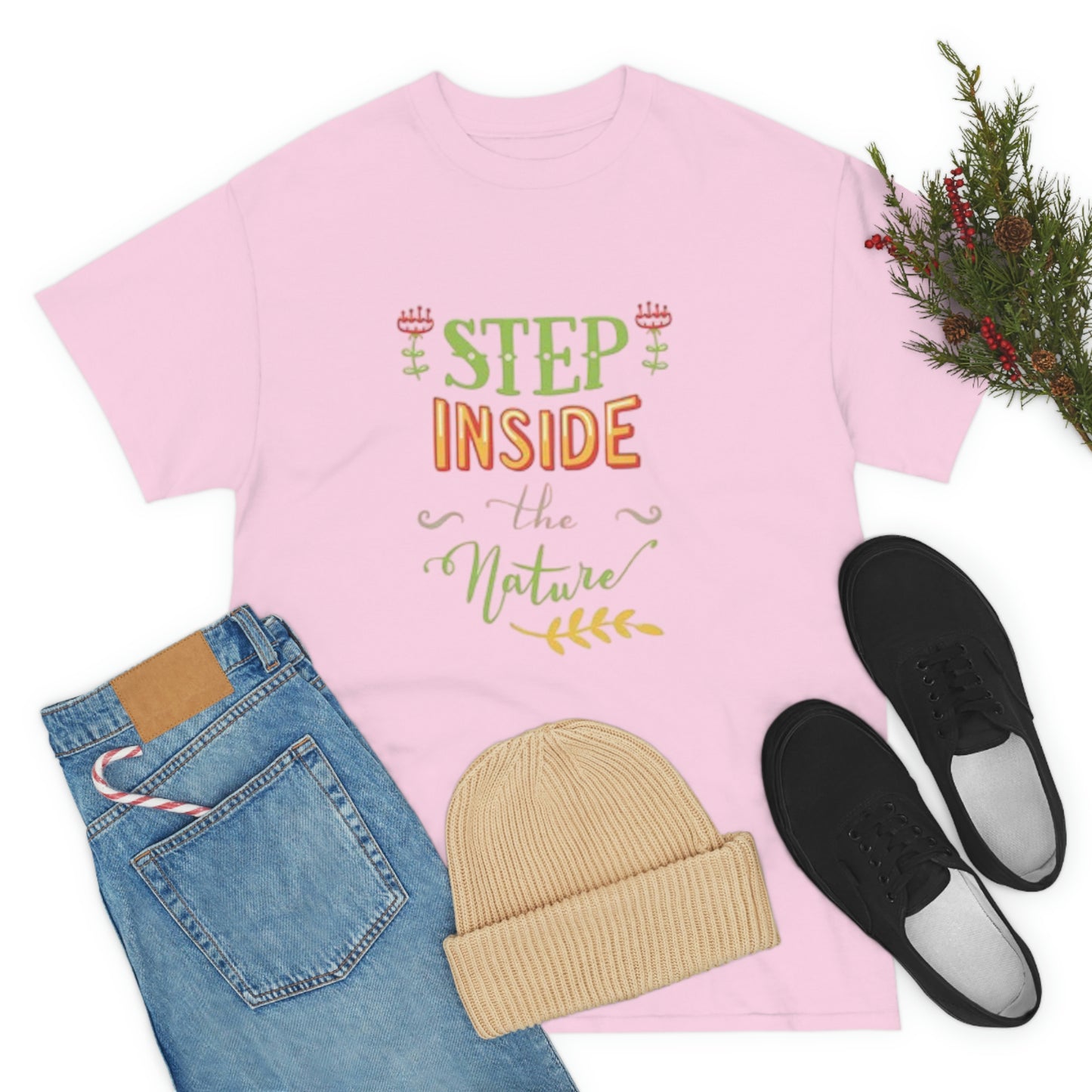 Step inside to nature- Heavy Cotton Tee