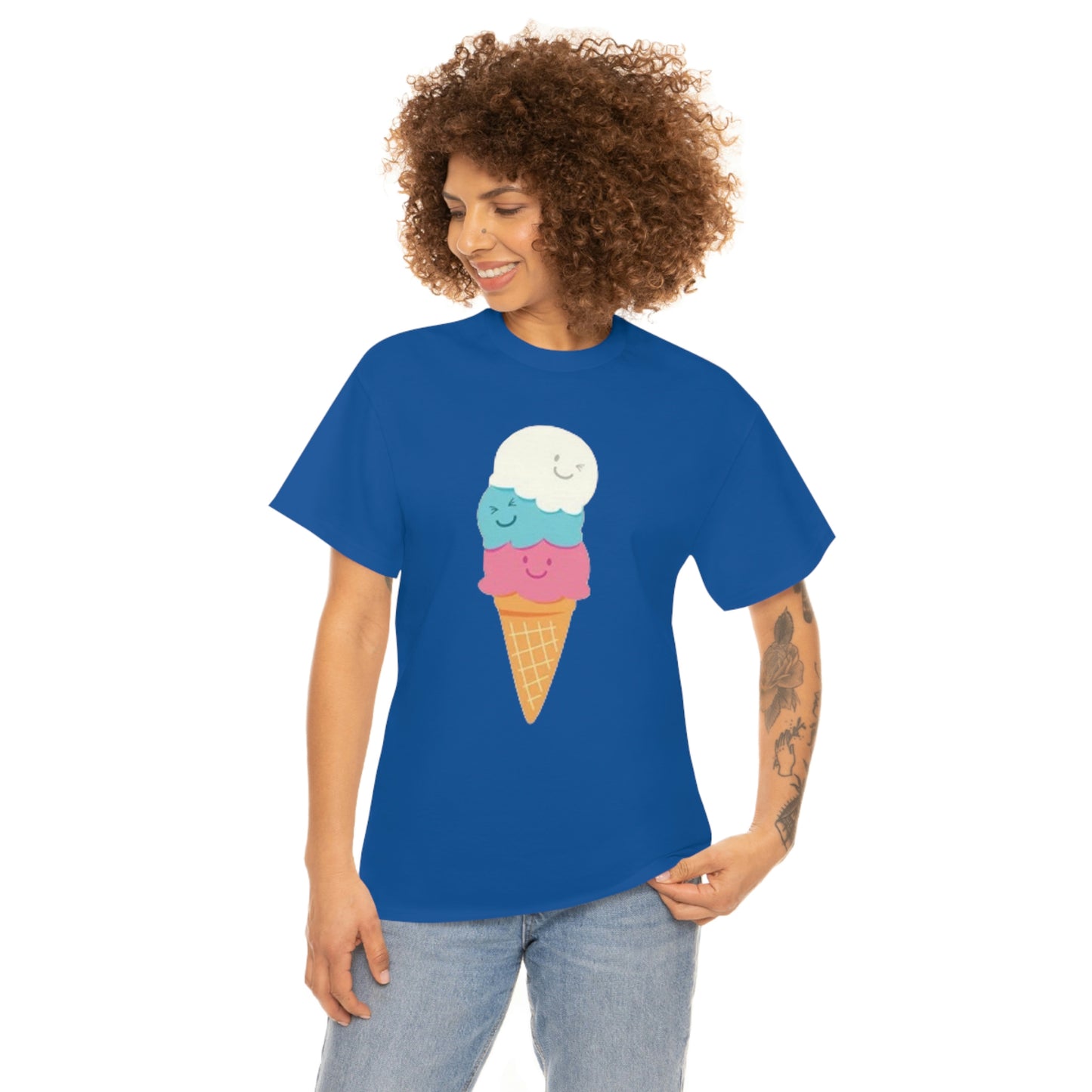 Ice cream- Unisex Heavy Cotton Tee