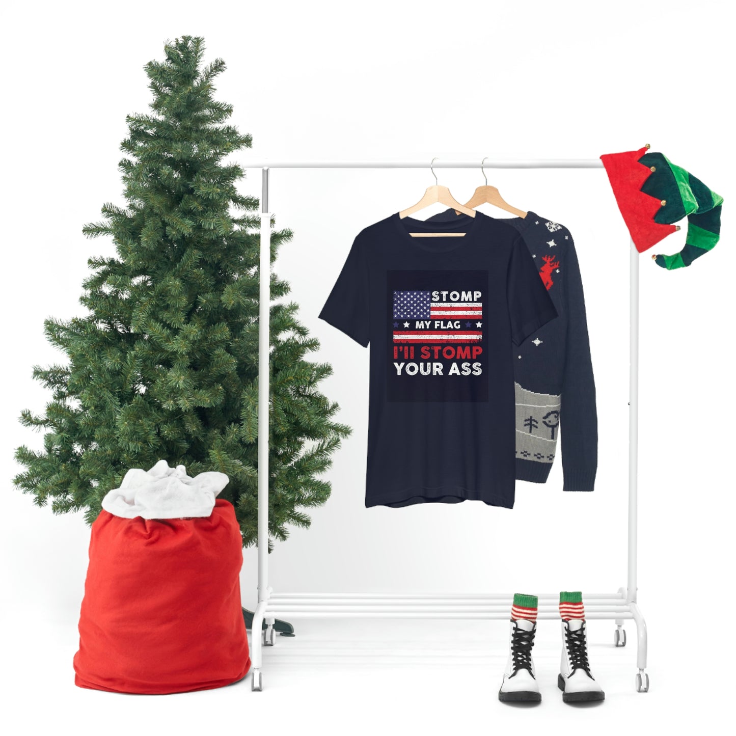 Stomp your ass- Unisex Jersey Short Sleeve Tee