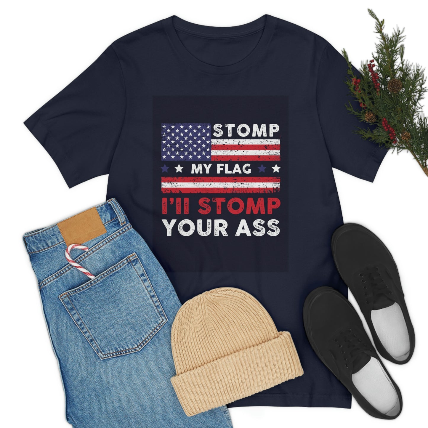 Stomp your ass- Unisex Jersey Short Sleeve Tee