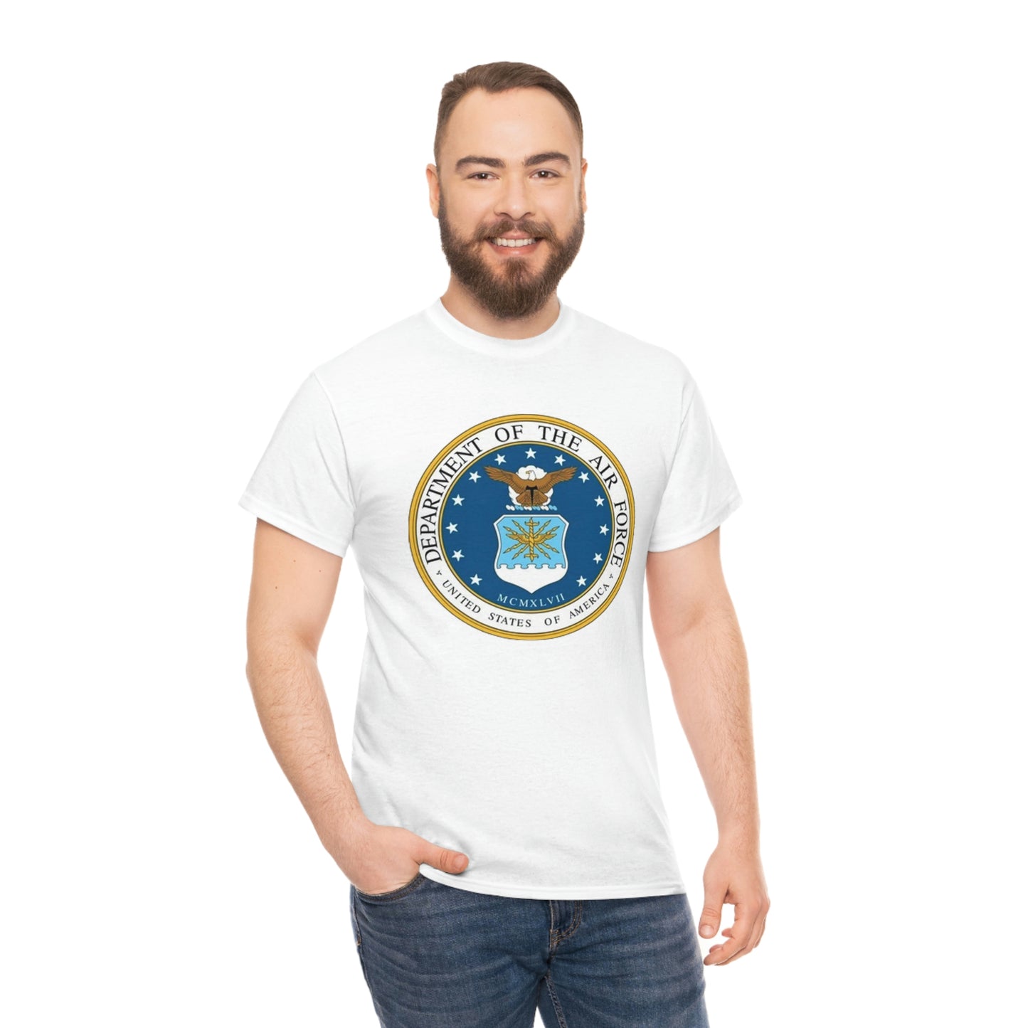 Air Force- Heavy Cotton Tee