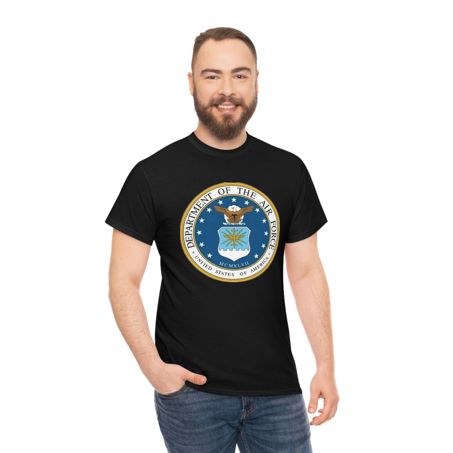 Air Force- Heavy Cotton Tee