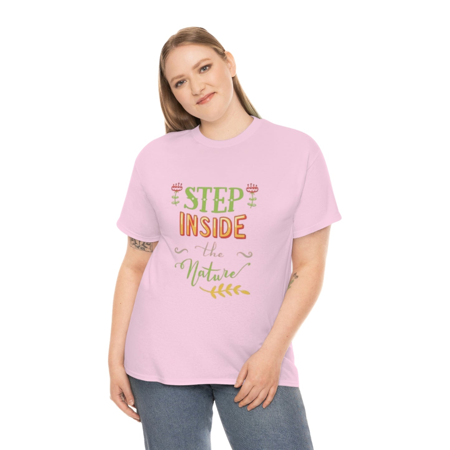 Step inside to nature- Heavy Cotton Tee