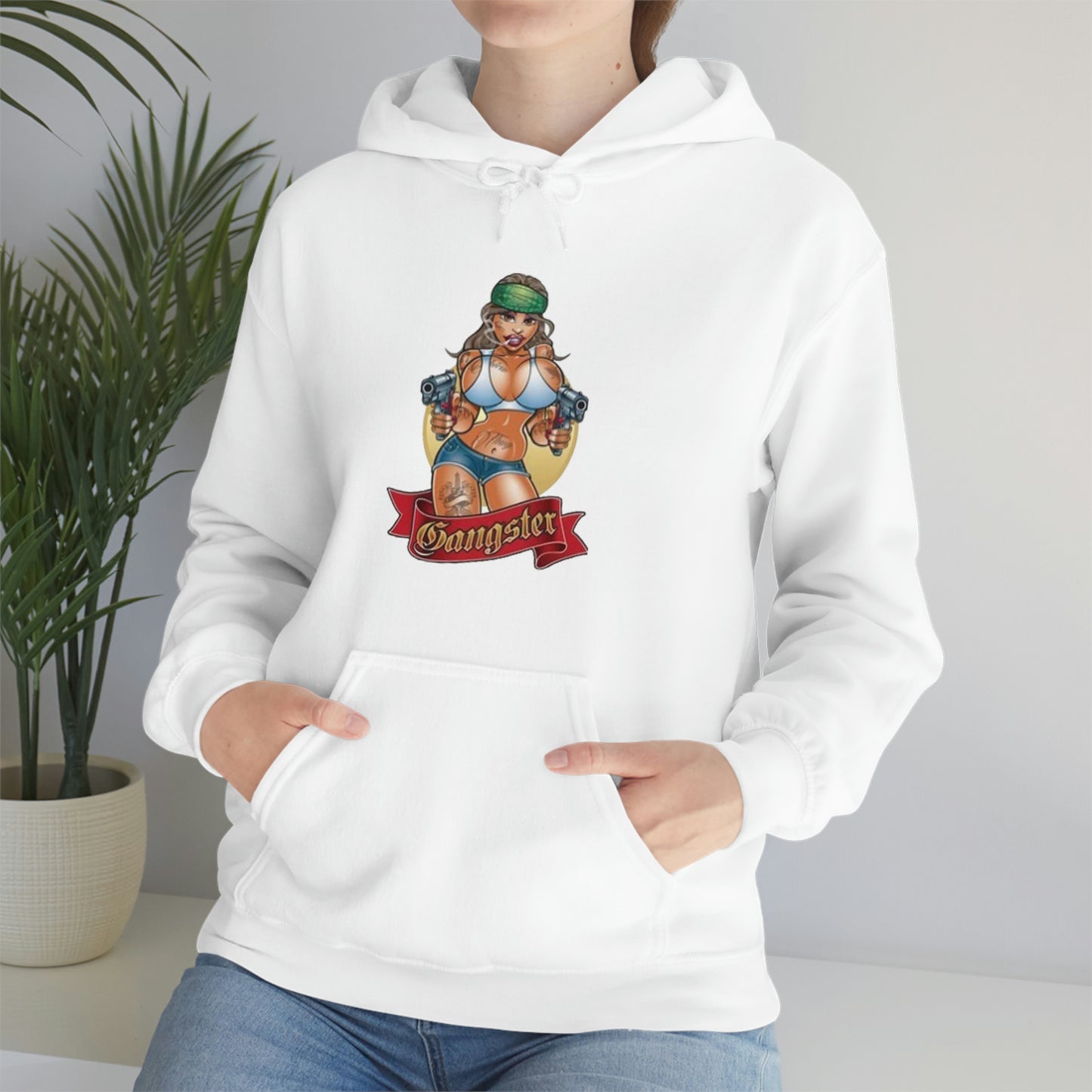 Girl gangster-Heavy Blend™ Hooded Sweatshirt