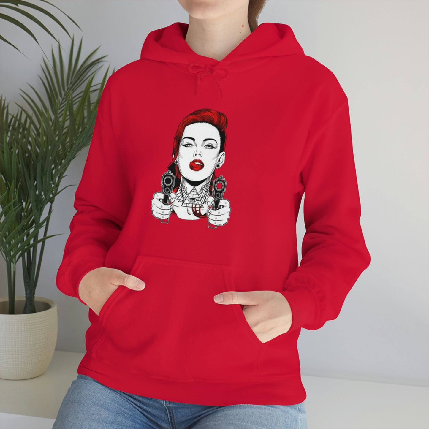 Girl gangster-Heavy Blend™ Hooded Sweatshirt
