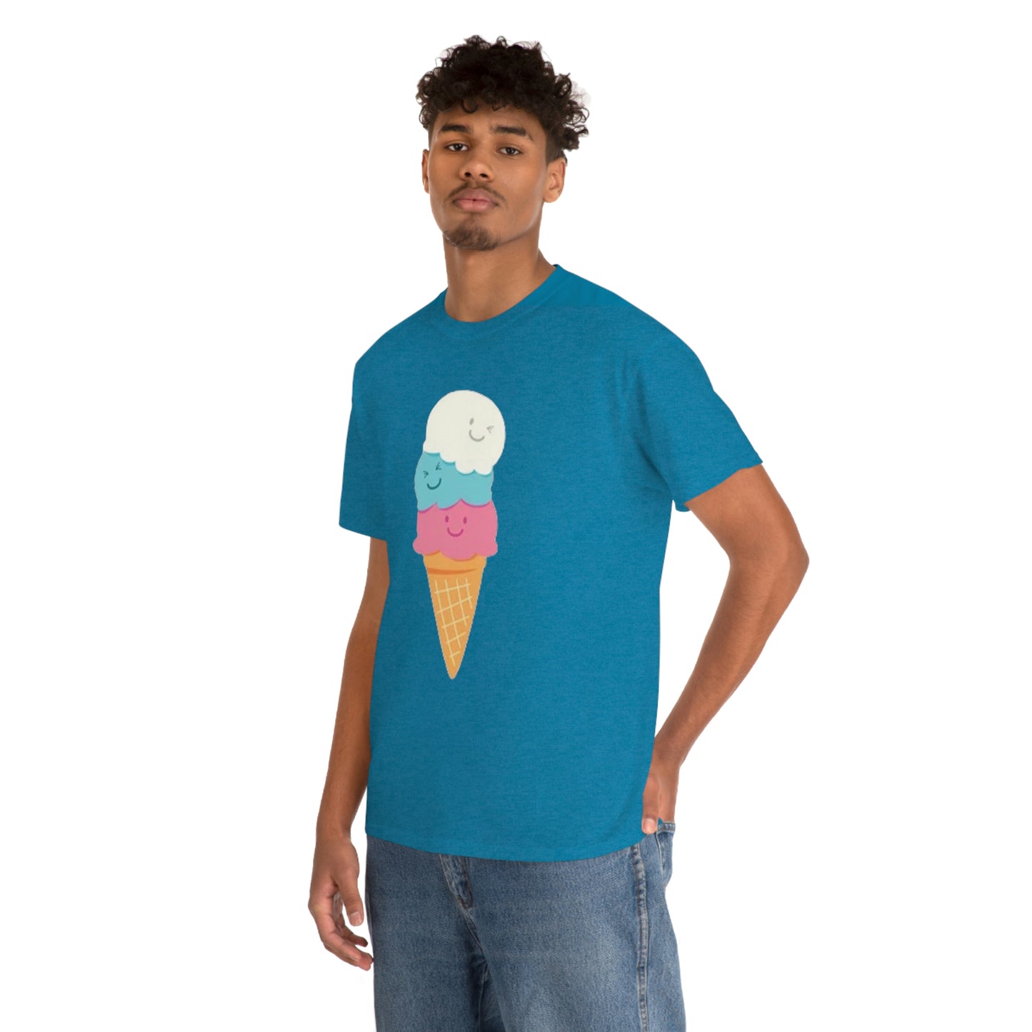 Ice cream- Unisex Heavy Cotton Tee