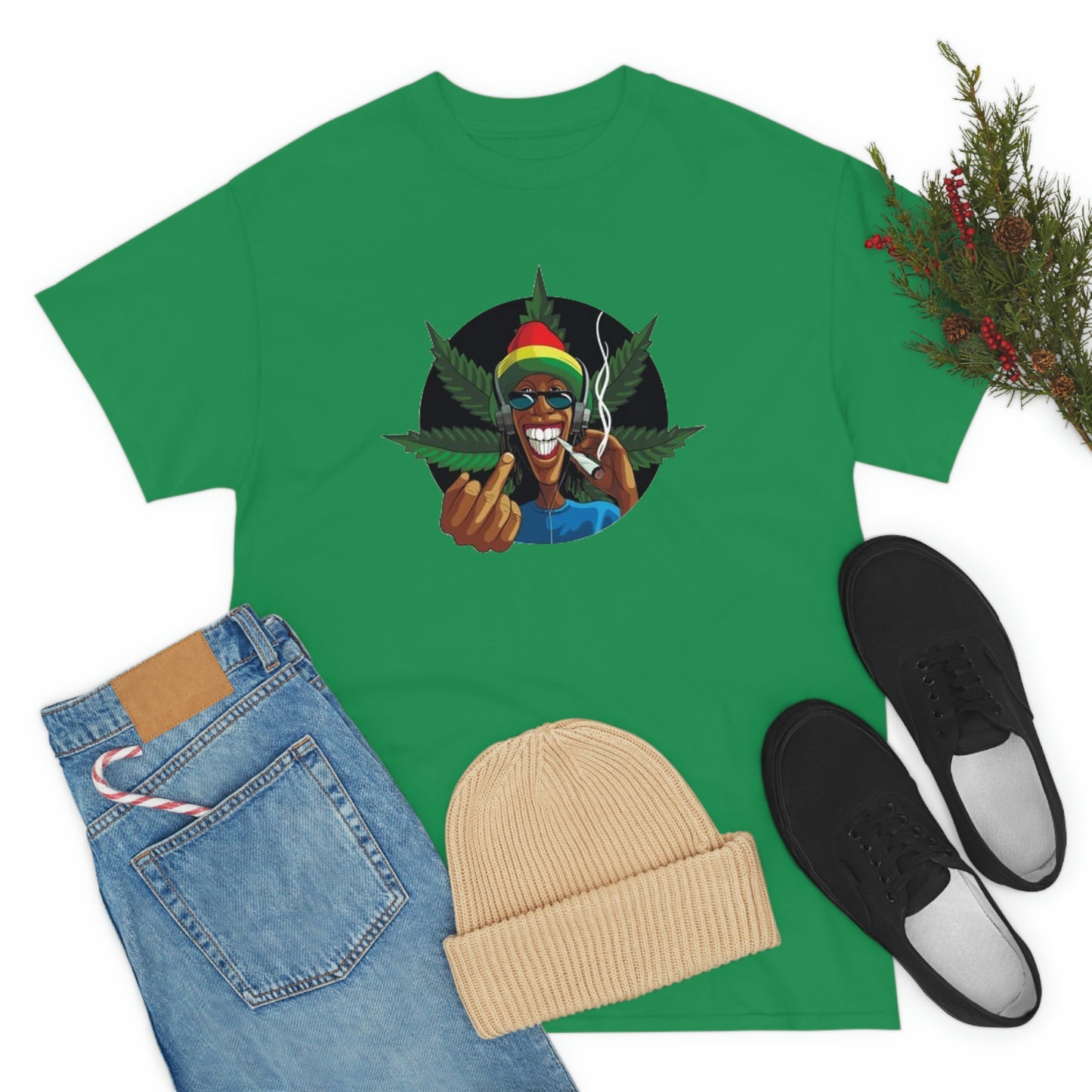 Weed—Heavy Cotton Tee