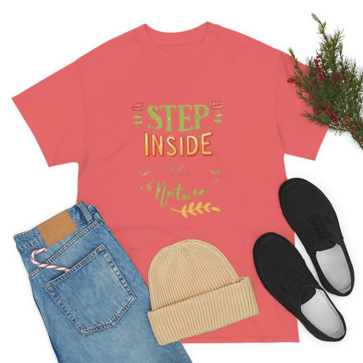 Step inside to nature- Heavy Cotton Tee