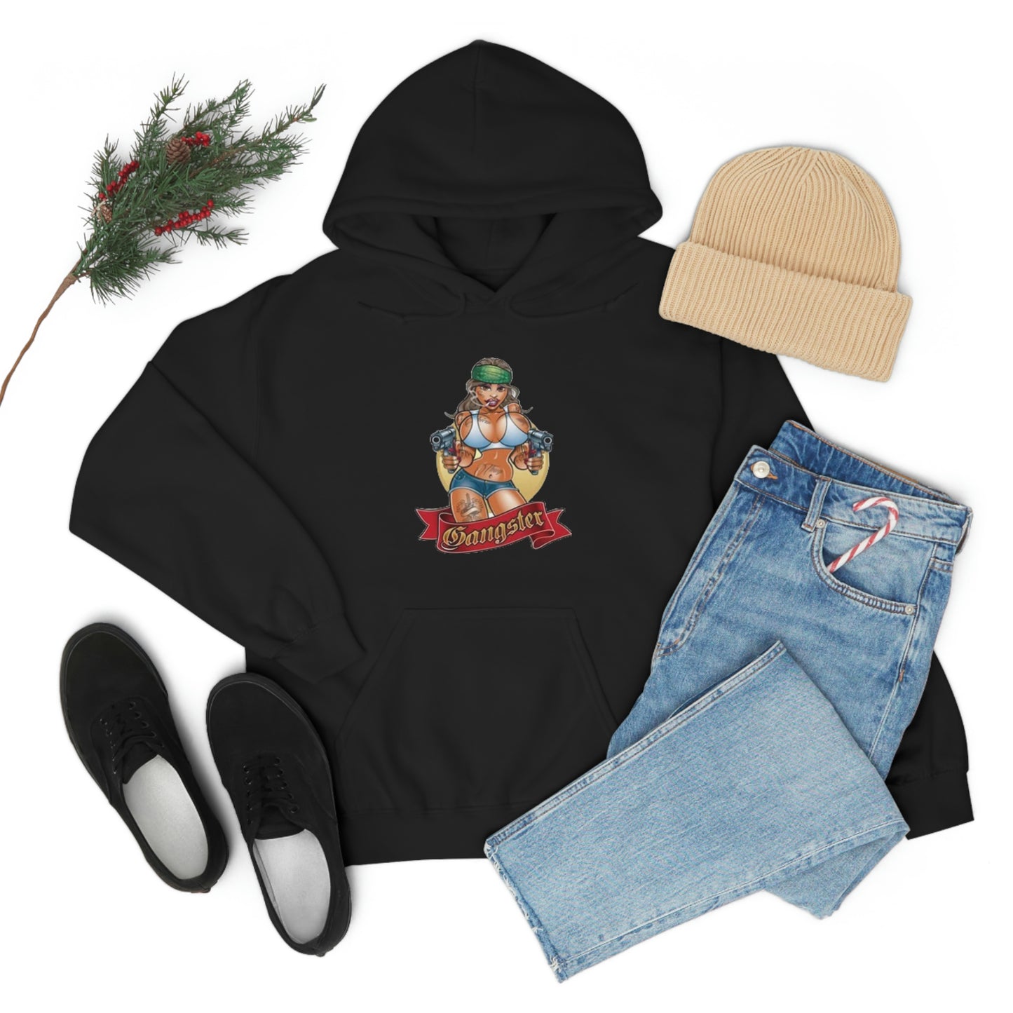 Girl gangster-Heavy Blend™ Hooded Sweatshirt